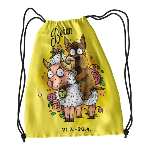 Vak na záda Psí znamení – beran