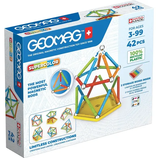 Geomag Supercolor recycled 42 dílků