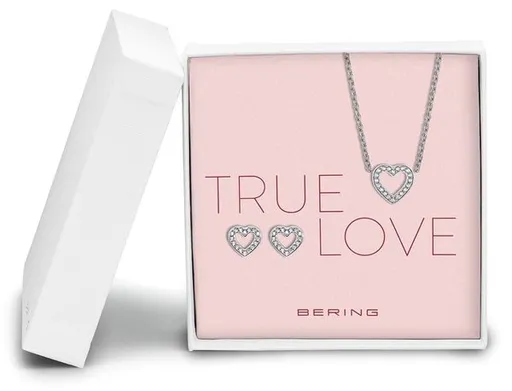 Dárková sada náhrdelník + naušnice Bering Arctic Symphony 438-741-Silver