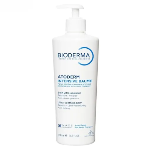 Bioderma Vysoce zklidňující balzám na obličej a tělo Atoderm Intensive Baume (Ultra-Soothing Balm) 500 ml