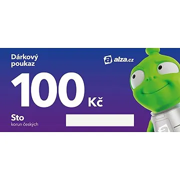 Elektronický dárkový poukaz Alza.cz na nákup zboží v hodnotě 100 Kč