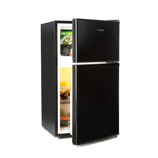 Klarstein Big Daddy Cool, kombinovaná lednice, 61 l/26 l, 40 dB, energetická třída F, černá