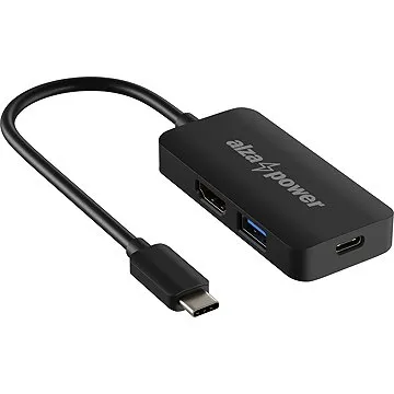 AlzaPower USB-C Dock Station 3v1 černý (APW-HCC3B)