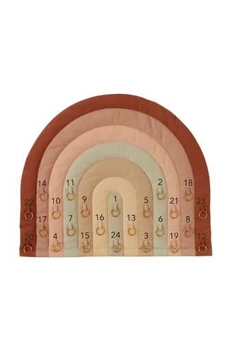 Adventní kalendář pro děti OYOY Rainbow Christmas Calendar