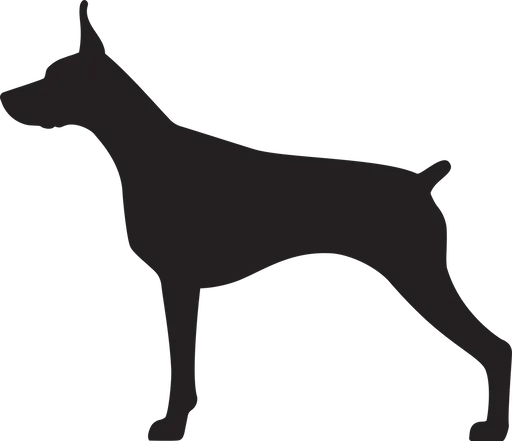 Vsepropejska Dobrman 3 dřevěná dekorace na zeď Rozměr (cm): 33 x 38