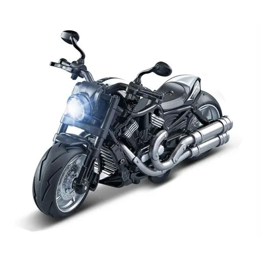 Alltoys Motorka 1 : 12 se světlem černá