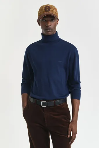 ROLÁK GANT EXTRAFINE MERINO WOOL TURTLENECK MARINE