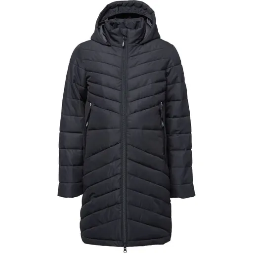 Lotto LYRICA Dívčí prošívaný zimní kabát, černá, velikost 116-122