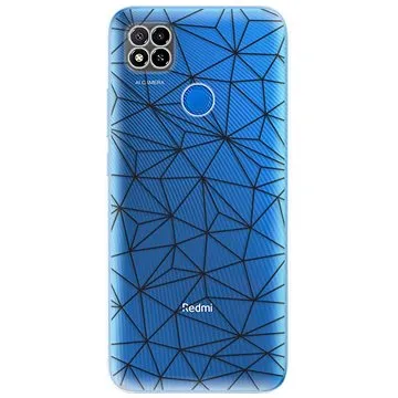 iSaprio Abstract Triangles 03 - black pro Xiaomi Redmi 9C (trian03b-TPU3-Rmi9C)