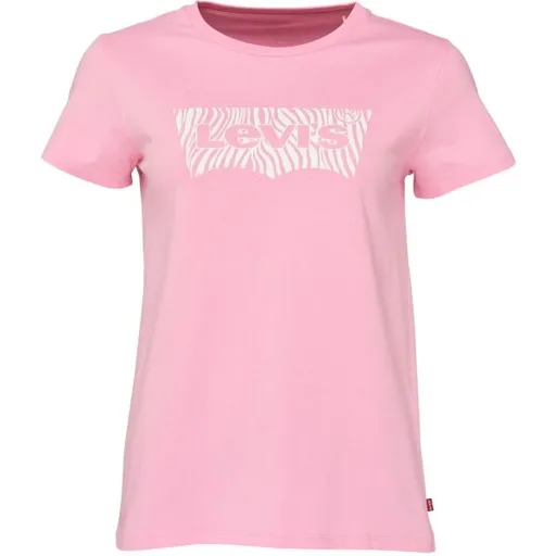 Levi's® THE PERFECT TEE ZEBRA FILL Dámské tričko, růžová, velikost