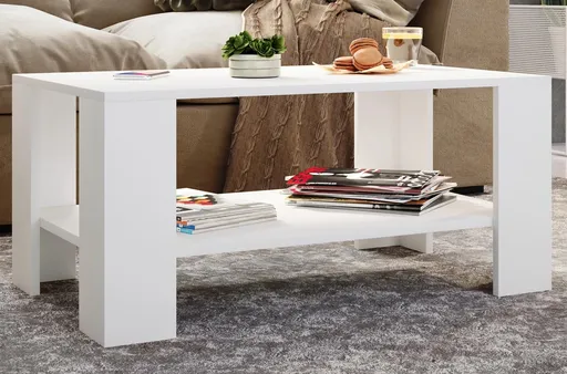 VCM Konferenční stolek Dalus, bílý