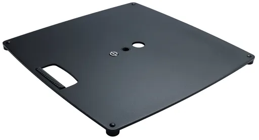 K&M 26715 Base plate L Black