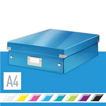 LEITZ WOW Click & Store A4 28.1 x 10 x 37 cm, modrá (60580036)