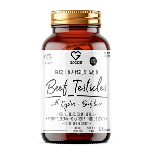 Goodie Býčí žlázy s ústřicemi a hovězími játry - Beef Testicals 120 kapslí
