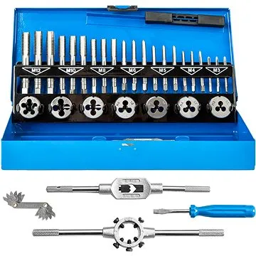 Závitová sada 32dílná modrá (402499)