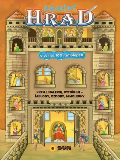 Báječný hrad - kresli, nalepuj, vystřihuj (poškozená)