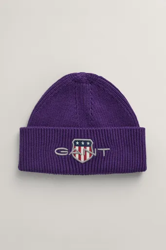 ČEPICE 1-6 LET GANT ARCHIVE SHIELD BEANIE PANSY PURPLE