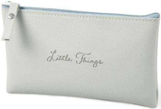 Penál etue plochá Šedozelená