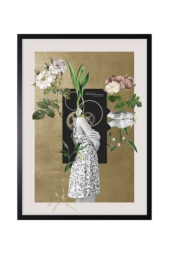 Nástěnná dekorace v rámu 50 x 70 cm