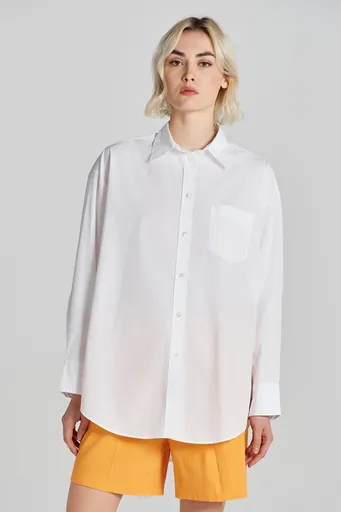KOŠILE GANT OS POPLIN SHIRT WHITE
