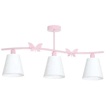 Dětský lustr MOTÝLEK 3XE14/60W/230V (57228)