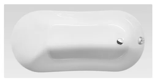 AQUALINE JIZERA vana 140x70x39cm, bílá G1470