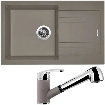 SINKS LINEA 780 N Truffle + SINKS LEGENDA S GR (LI78054NLESGR54)