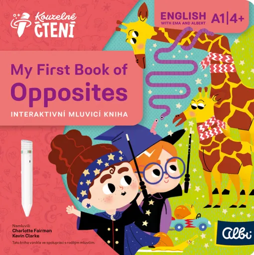 Kniha My First Book of Opposites - Kouzelné čtení Albi
