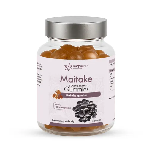 Nutricius Maitake gummies 500 mg 60 ks