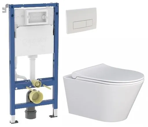 Geberit Duofixbasic s tlačítkem Delta51 458.103.00.1 51BI MY1