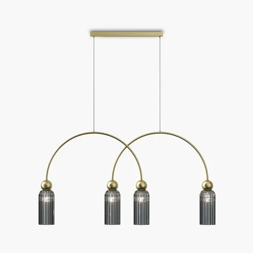 MAYTONI Závěsné svítidlo Antic E14x4 40W MOD302PL-04GR