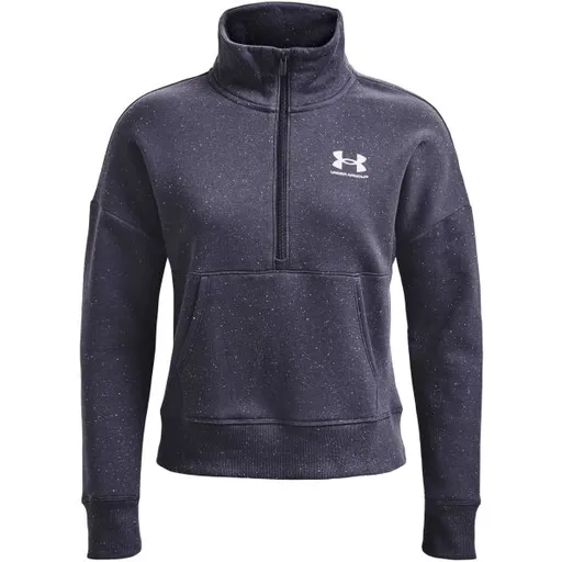 Under Armour RIVAL Dámská flísová mikina, tmavě modrá, velikost L