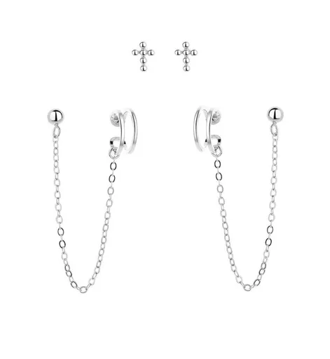 MOISS Sada stříbrných náušnic E0004299