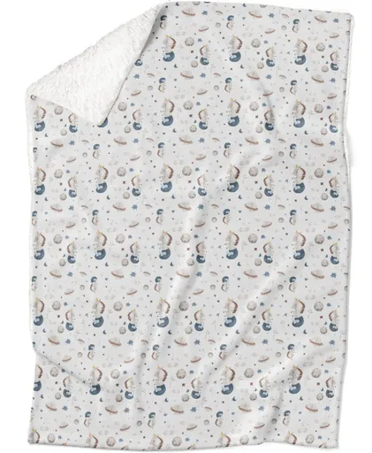 Deka Znamení watercolor Kozoroh (22.12. - 20.1.) (Podšití beránkem: ANO)