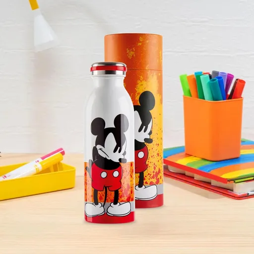 Egan Nerezová láhev Mickey, oranžová