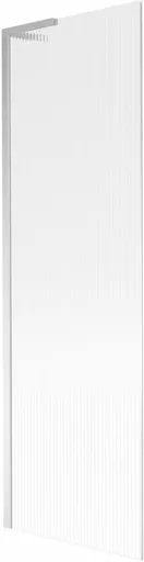 MEXEN/S Next L vanová zástěna FIX 60 x 150, proužky, chrom 895-060-000-03-09-01