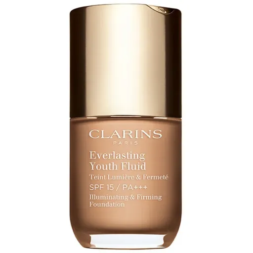Clarins Everlasting Youth Fluid Foundation rozjasňující make-up SPF 15 odstín 110 Honey 30 ml