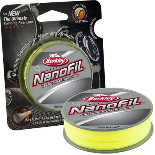 Berkley Vlasec Nanofil Hi-Vis Chart 125m,Berkley Vlasec Nanofil Hi-Vis Chart 125m