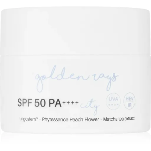 Nacomi Next Level Golden Rays denní krém SPF 50 city 50 ml