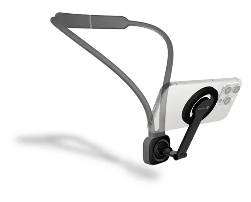 CONNECT IT MagSafe POV magnetický držák telefonu na krk ŠEDÝ