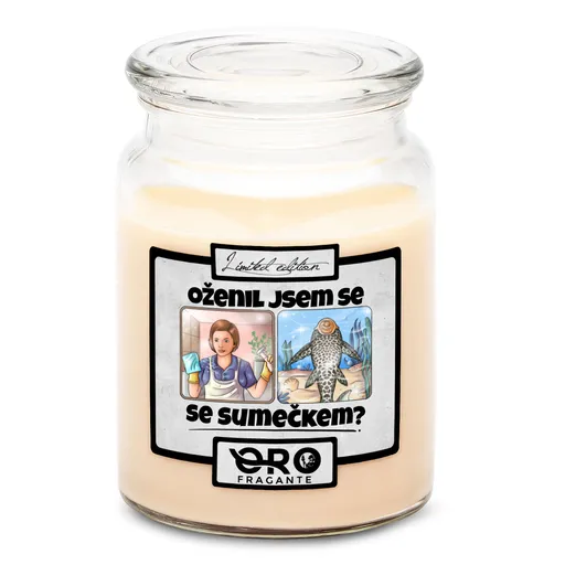 Svíčka Se sumečkem (Vůně svíčky: Vanilka)