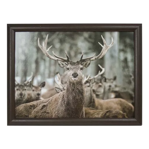 Podnos na nohy s jelenem - 43*33*7cm Mars & More