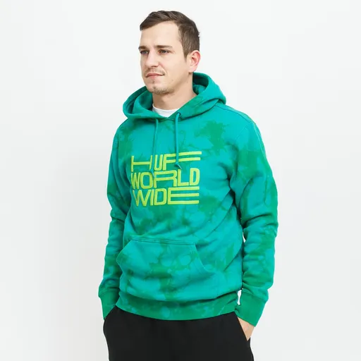 HUF Broadcast Tiedye Hoodie S