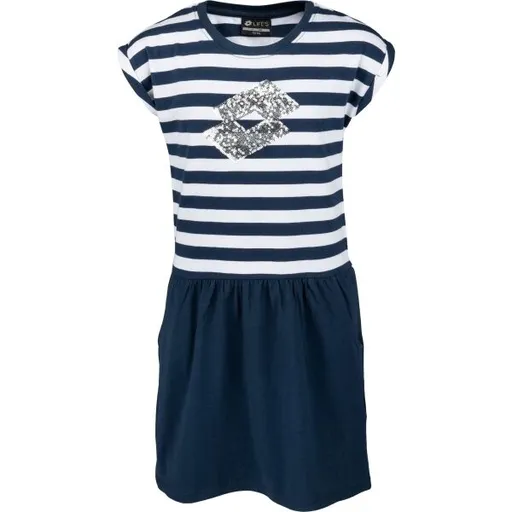 Lotto MOORIAN Dívčí šaty, tmavě modrá, velikost 116-122