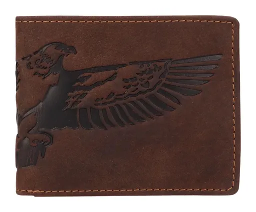 Pánská kožená peněženka Lagen 66-3701 Eagle Brown