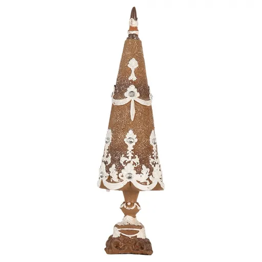 Dekorace perníkový stromek Gingerbread Tree - Ø 9*31 cm Clayre & Eef