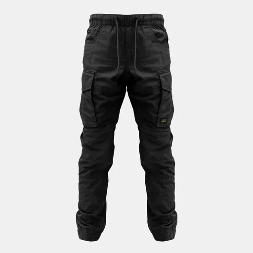 KUMU Kalhoty Utility Cargos černé - XL,KUMU Kalhoty Utility Cargos černé - XL
