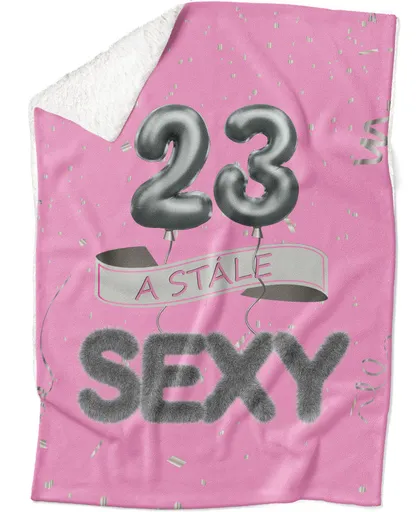 Deka Stále sexy – Růžová (věk: 23, Podšití beránkem: ANO)