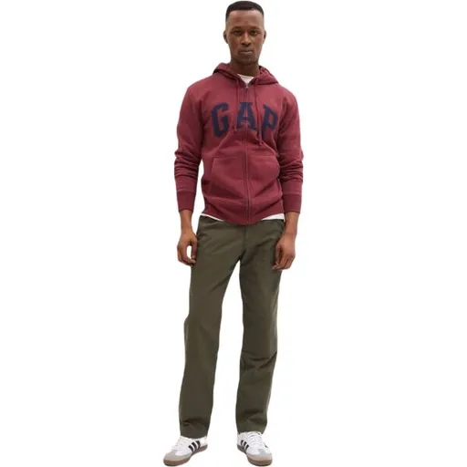 GAP V-HERITAGE Pánská mikina, vínová, velikost