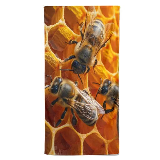 Osuška Včely na plástvi (Velikost osušky: 70x140cm)